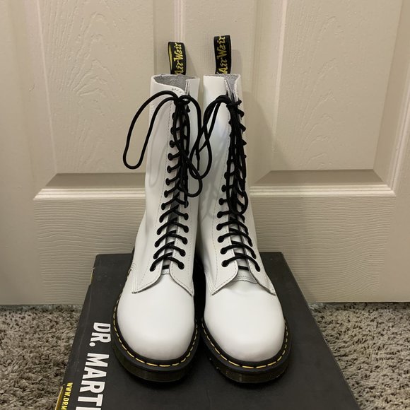 Dr. Martens Other - Sold - Rare Dr. Martens 1914 White Boots Size 10UK